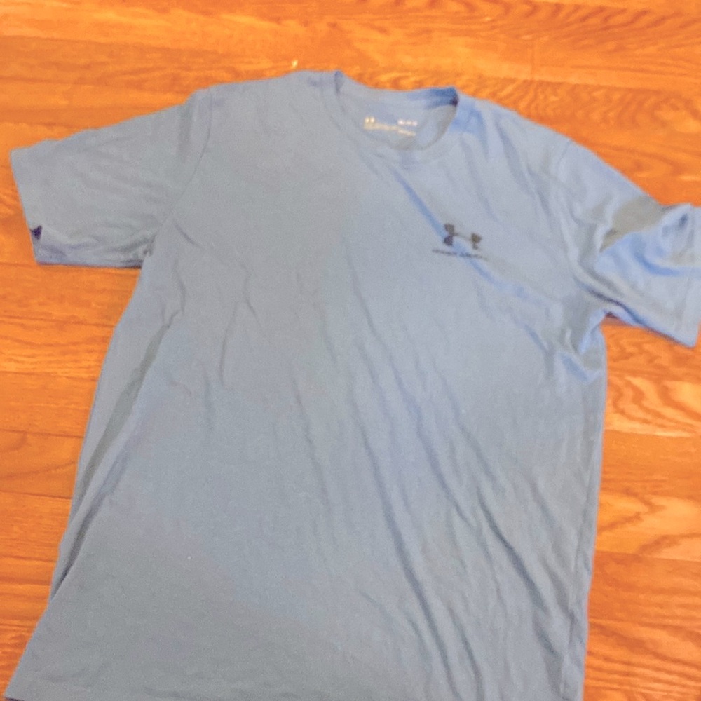 Under Armour blue tee shirt